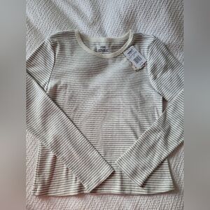 Pink Republic Striped Long Sleeve Top